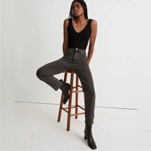 Madewell The Perfect Vintage Lunar Black Wash High-Rise Jeans